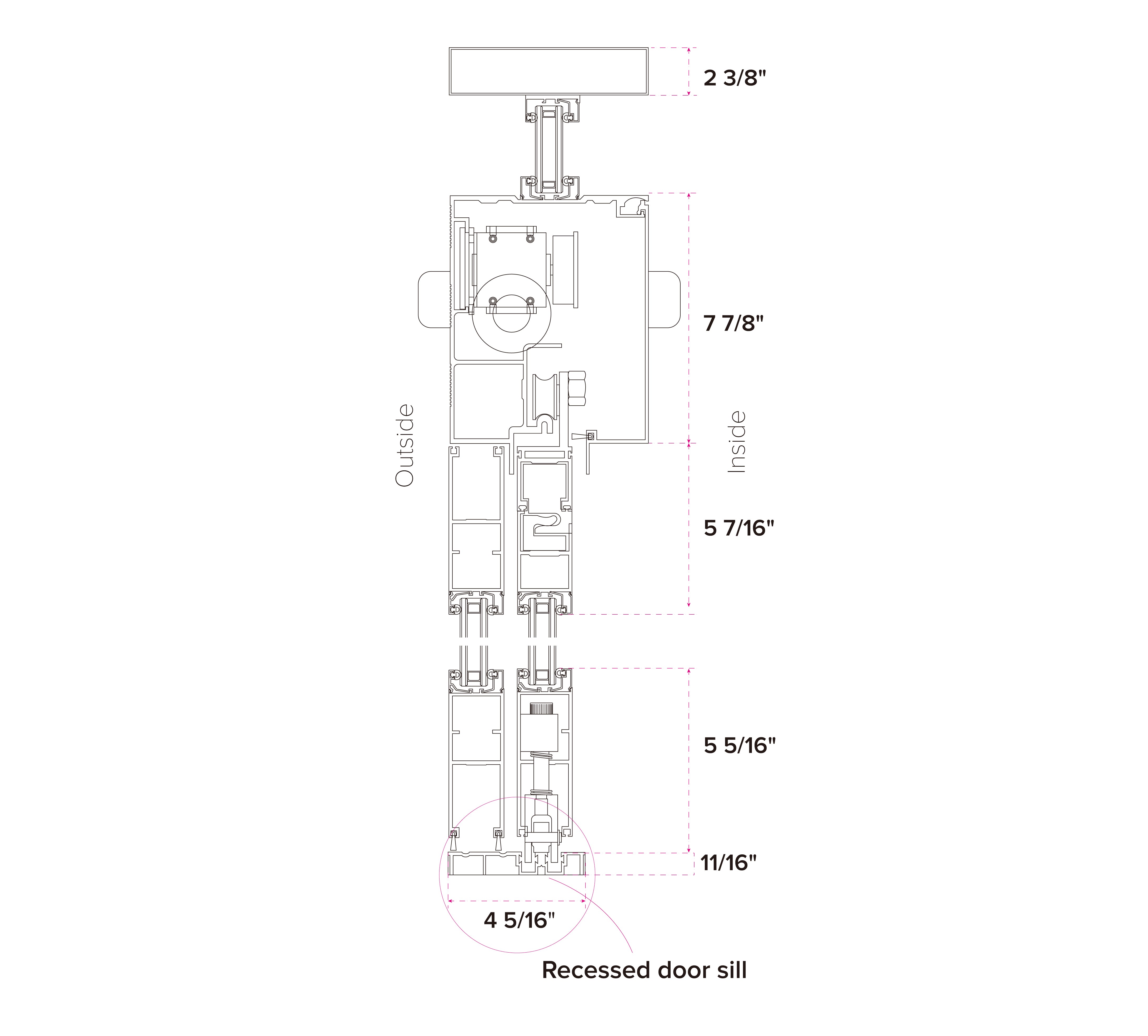 Automatic sliding door